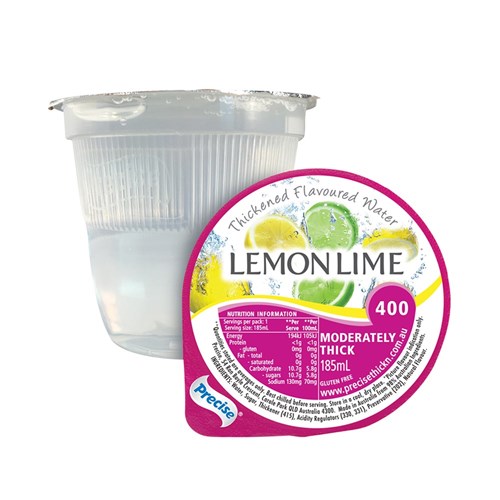 Precise Lemon Lime Water 185ml Moderate Level 3