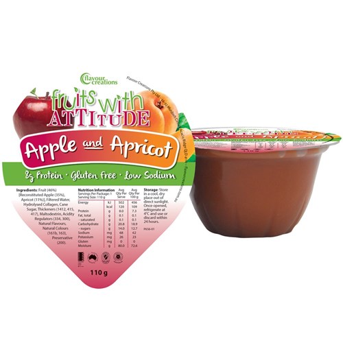 Flavour Creations Fruit with Attitude Apple & Apricot 110g