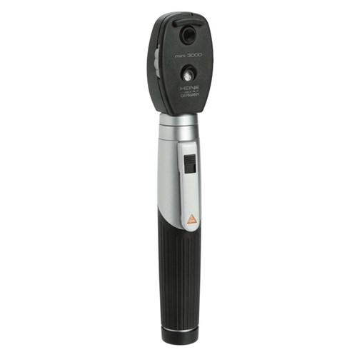 Heine Mini 3000 LED Ophthalmoscope w Handle & Batteries