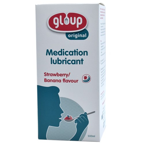 Gloup Medication Lubricant Strawberry/Banana Original 500ml Moderately Thick Level 3