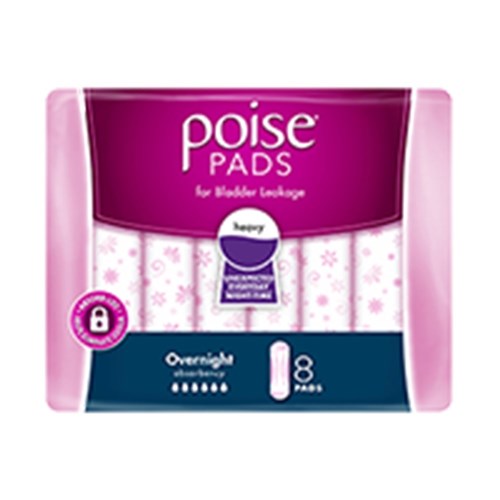 Depend Poise Ultimate Adultcare Overnight 8 x 4  10021169   (91871)