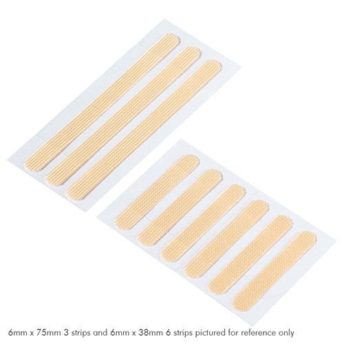 Leukosan Strip Sterile 6mm x 38mm Natural 6 Strips B50