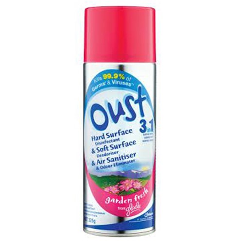 OUST 3 in 1 Surface Spray Disinfectant Garden Fresh Scent 325g