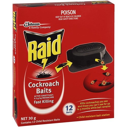 Raid Cockroach Baits 12 Pack