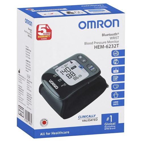 Omron Sphyg Comp Bluetooth Wrist Digital HEM6232T Automatic