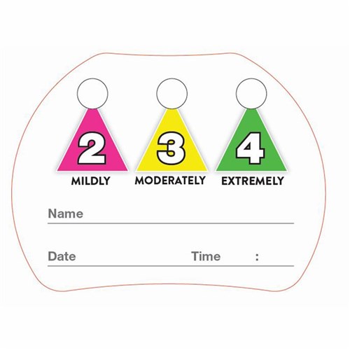 Flavour Creations Lid Sticker Roll 200 SMT Mild/Mod/Extreme