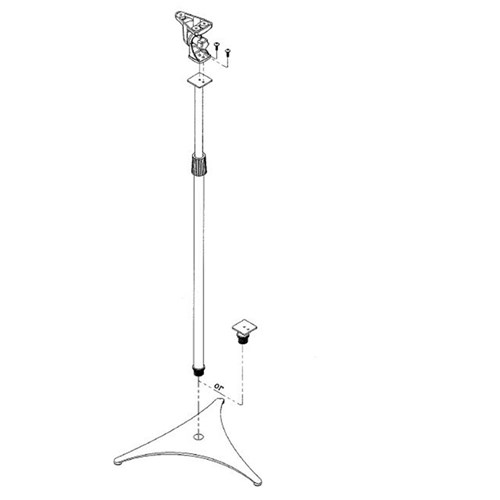 Poles Set With Stand For Nurse Sensor Beam