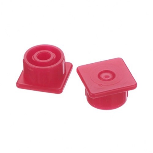 Syringe Caps L/Lock Red Sterile in Blister Pack