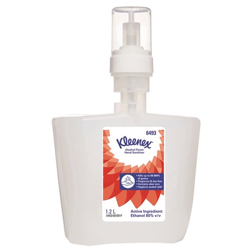 Kleenex Alcohol Foam Hand Sanitiser 1.2L