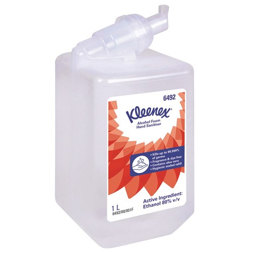 Kleenex Alcohol Foam Hand Sanitiser  1L