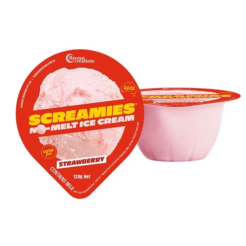 Flavour Creations Screamies No Melt Strawberry Ice Cream CTN36